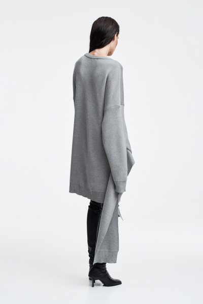 Платье вязаное Label .B, цвет: серый Kn.Dr.21.5GR | новая коллекция купить онлайн