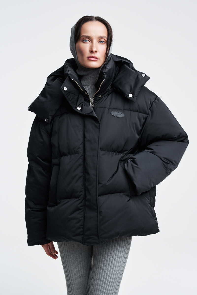 Пуховик паффер Label .B, цвет: Черный Jc.35.5.2659.1026BLC | новая коллекция купить онлайн