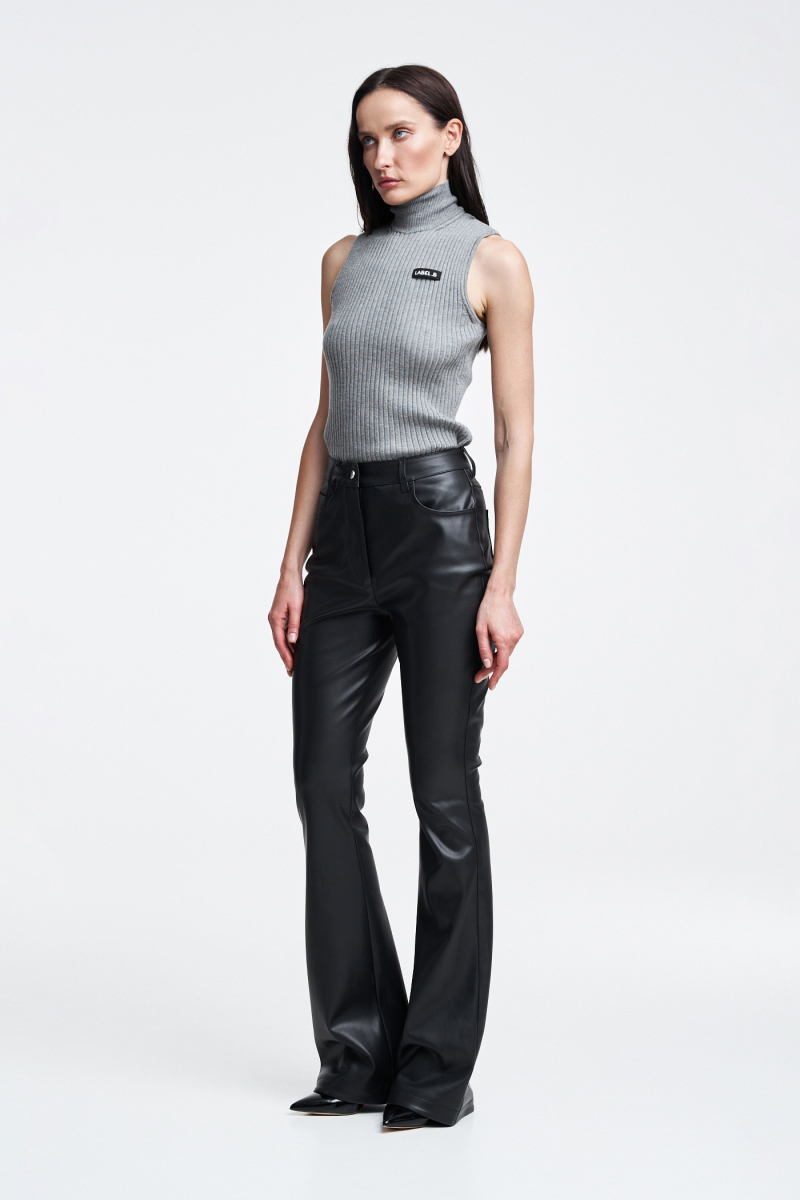 Водолазка без рукавов Label .B, цвет: серый Kn.10.2GR | новая коллекция купить онлайн