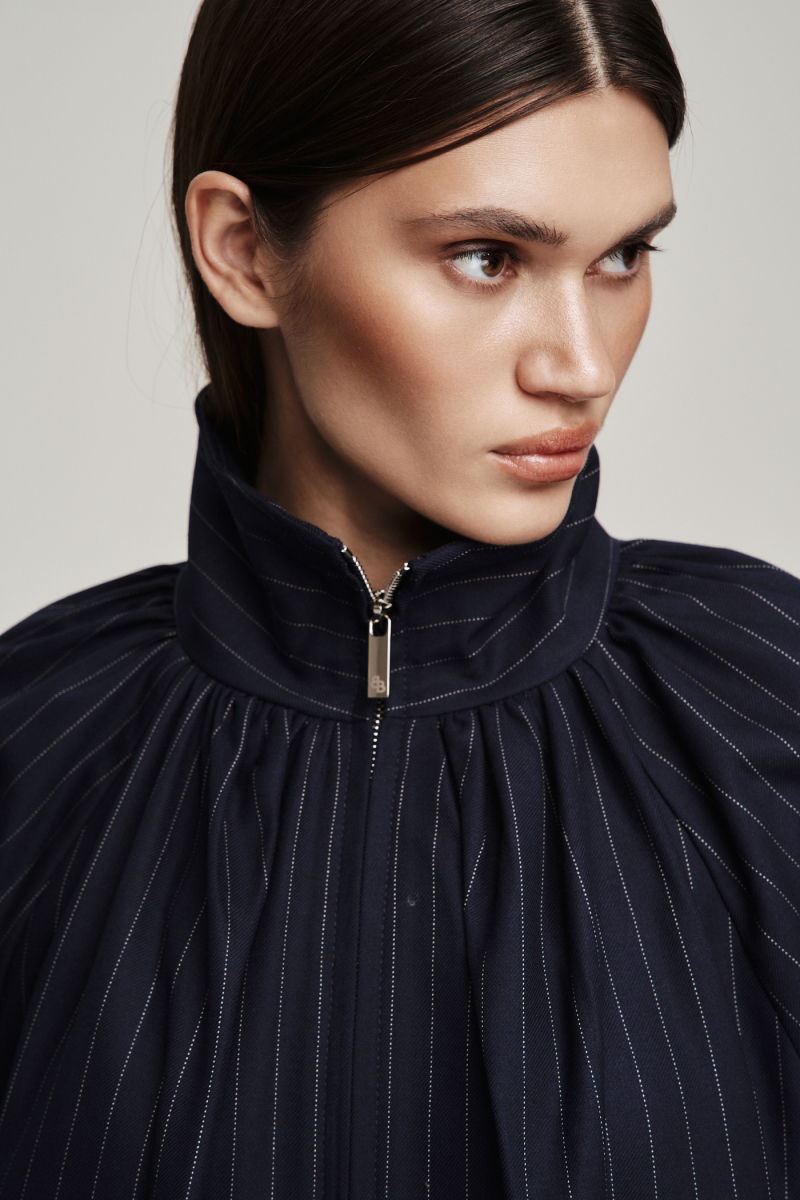 Олимпийка объемная в полоску Label .B, цвет: синий Jc.01.5.26BL | новая коллекция купить онлайн
