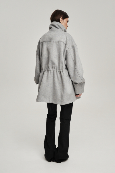 Парка из полушерсти Label .B, цвет: серый Jc.33.5.5924/3GR | новая коллекция купить онлайн