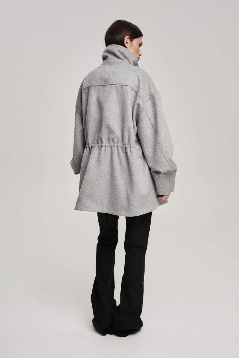 Парка из полушерсти Label .B, цвет: серый Jc.33.5.5924/3GR | новая коллекция купить онлайн