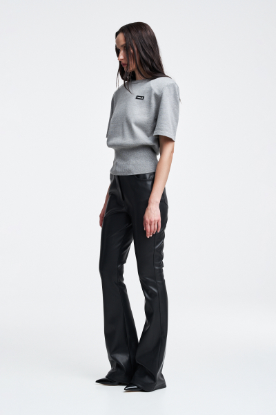 Футболка вязаная Label .B, цвет: серый Kn.04.34GR | новая коллекция купить онлайн