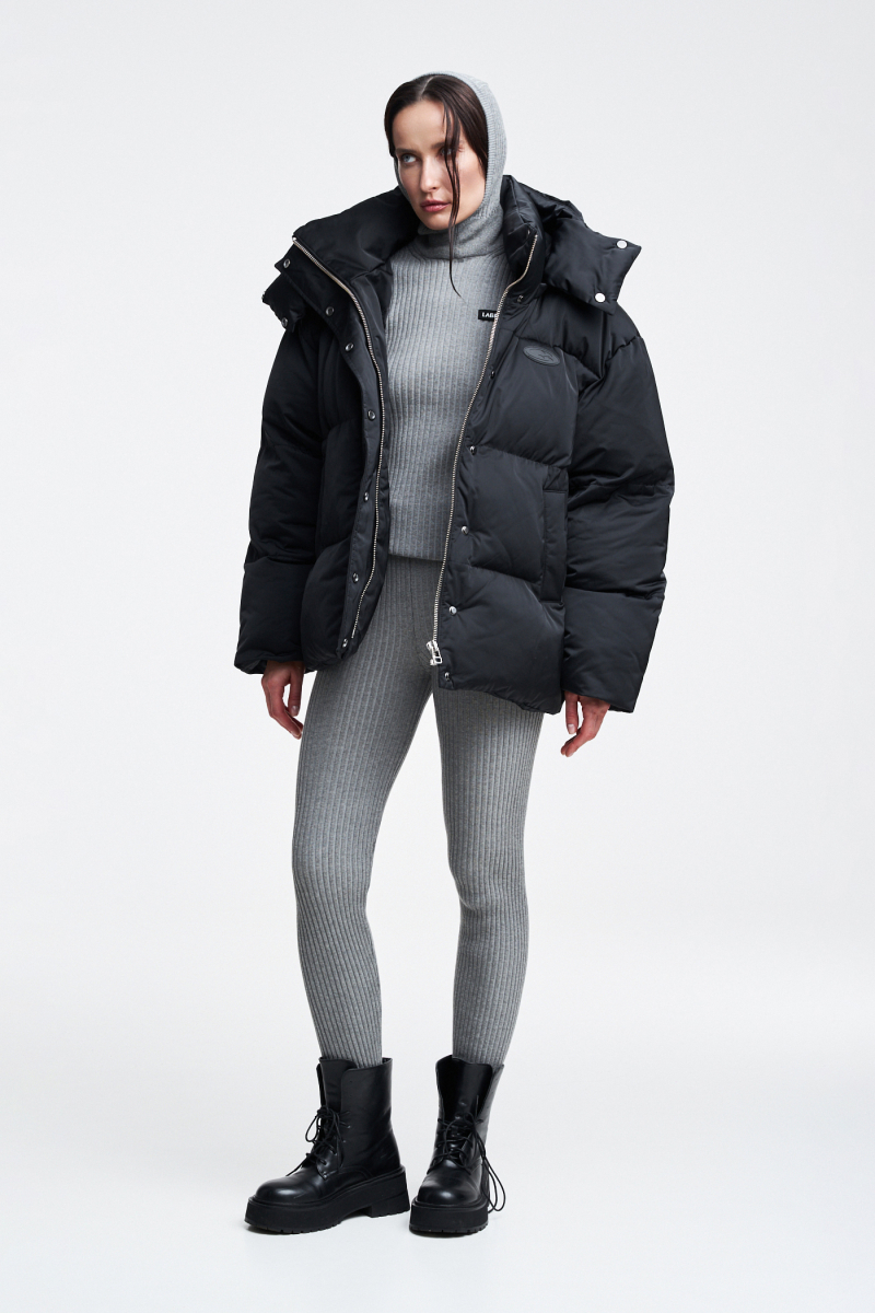 Пуховик паффер Label .B, цвет: Черный Jc.35.5.2659.1026BLC | новая коллекция купить онлайн