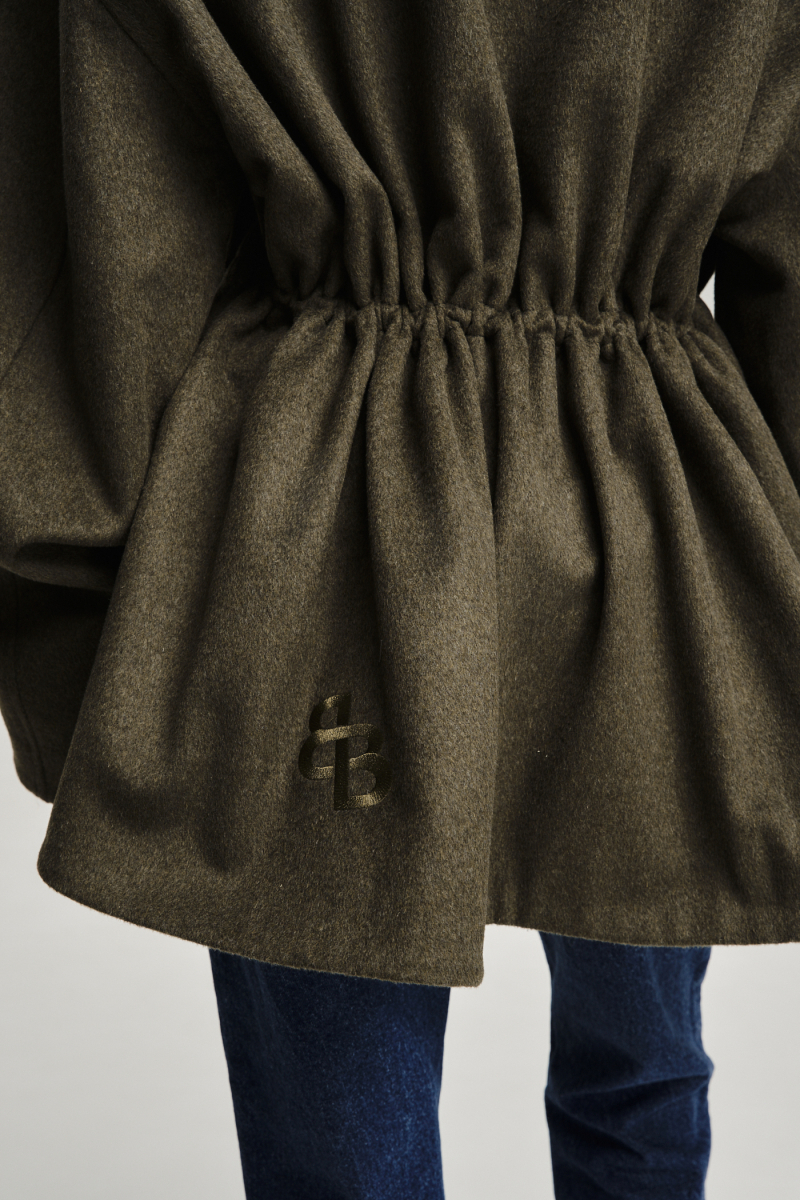 Парка из полушерсти Label .B, цвет: хаки Jc.33.5.5924/3KH | новая коллекция купить онлайн