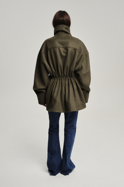 Парка из полушерсти Label .B, цвет: хаки Jc.33.5.5924/3KH | новая коллекция купить онлайн