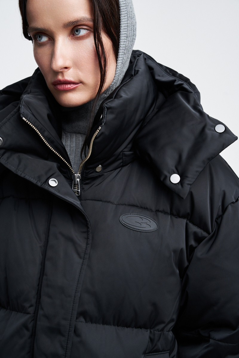 Пуховик паффер Label .B, цвет: Черный Jc.35.5.2659.1026BLC | новая коллекция купить онлайн