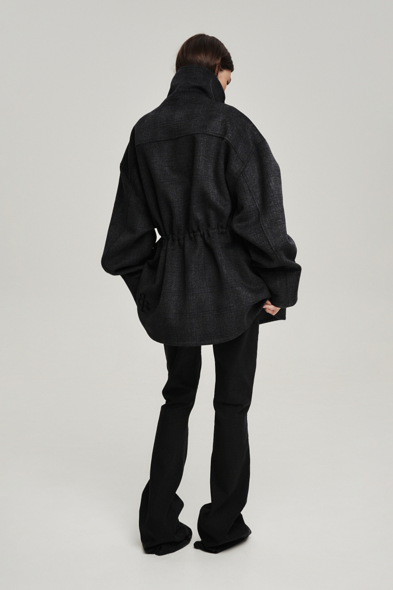 Парка из полушерсти Label .B, цвет: Черный Jc.33.5.5924/3BLC | новая коллекция купить онлайн