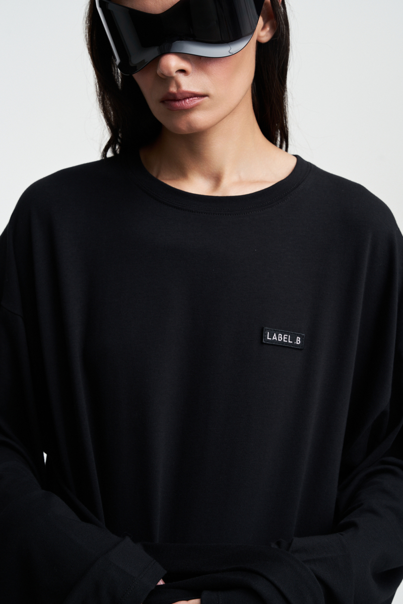Платье объемное Label .B, цвет: Черный Dr.03.5.4101.26BLC | новая коллекция купить онлайн
