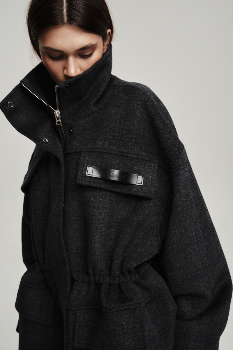 Парка из полушерсти Label .B, цвет: Черный Jc.33.5.5924/3BLC | новая коллекция купить онлайн