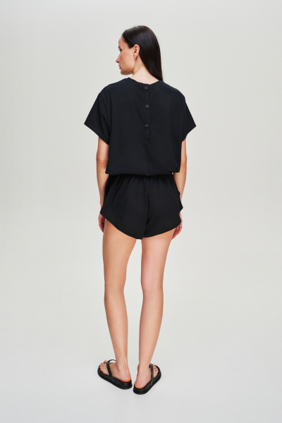 Комбинезон с шортами Label .B, цвет: Черный Kb.03.4.05BLC | новая коллекция купить онлайн