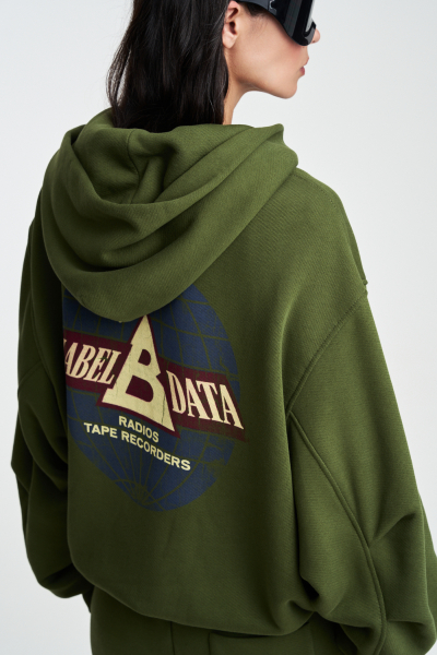 Худи на молнии Label .B, цвет: хаки Tp.01.4.5936.0826KH | новая коллекция купить онлайн