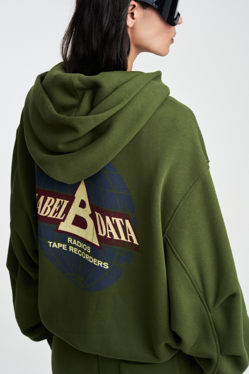 Худи на молнии Label .B, цвет: хаки Tp.01.4.5936.0826KH | новая коллекция купить онлайн