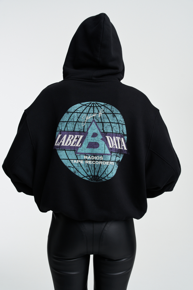 Худи на молнии (черный) Label .B, цвет: Черный Tp.01.4.5936.0826BLC | новая коллекция купить онлайн