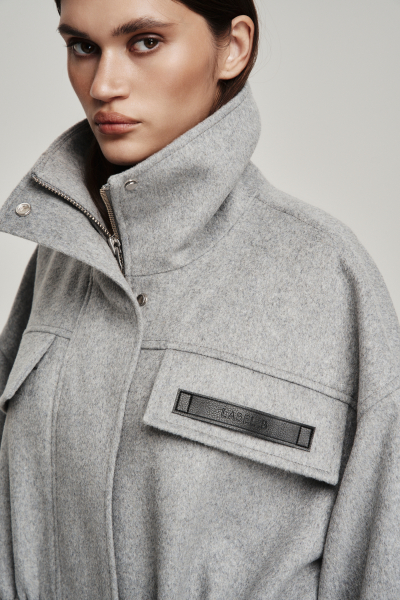Парка из полушерсти Label .B, цвет: серый Jc.33.5.5924/3GR | новая коллекция купить онлайн