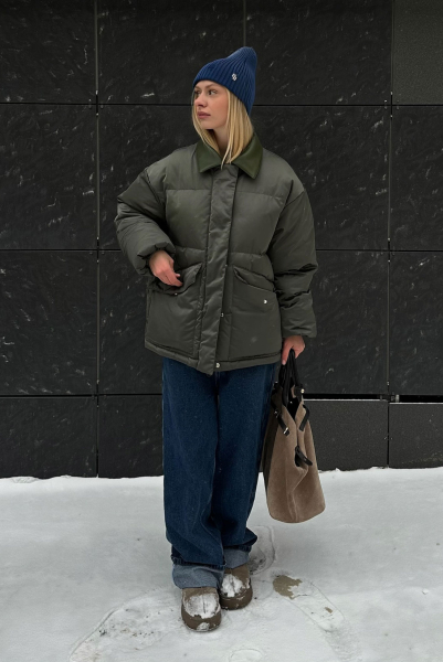 Куртка (зеленая) Label .B, цвет: зеленый Jc.35.4.5926GRN | новая коллекция купить онлайн