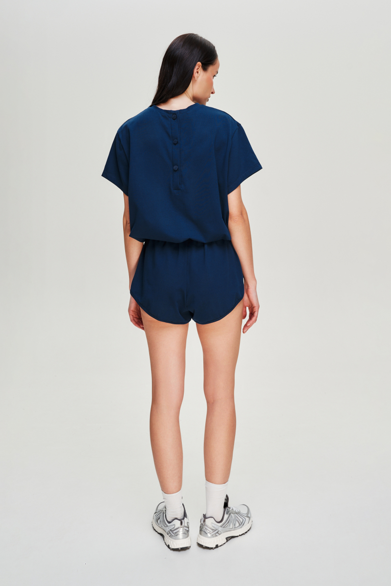 Комбинезон с шортами Label .B, цвет: синее Kb.03.4.05BL | новая коллекция купить онлайн