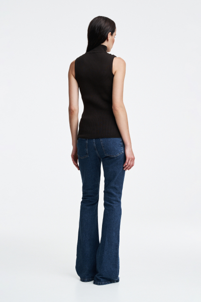 Водолазка без рукавов Label .B, цвет: коричневый Kn.10.2BRN | новая коллекция купить онлайн