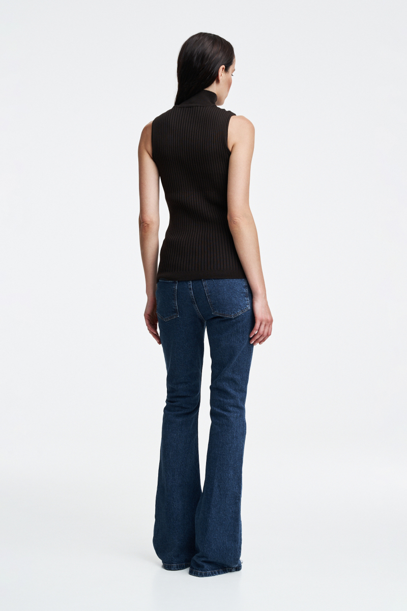 Водолазка без рукавов Label .B, цвет: коричневый Kn.10.2BRN | новая коллекция купить онлайн