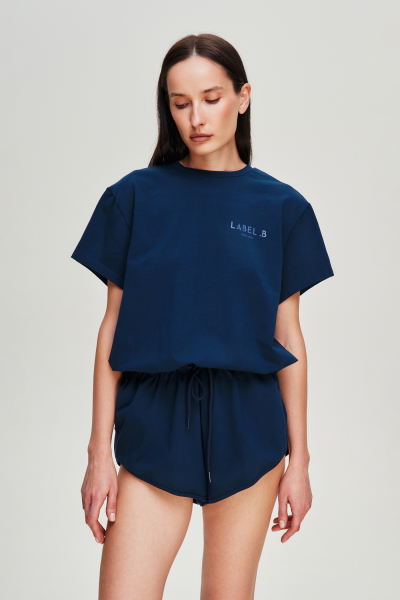 Комбинезон с шортами Label .B, цвет: синее Kb.03.4.05BL | новая коллекция купить онлайн