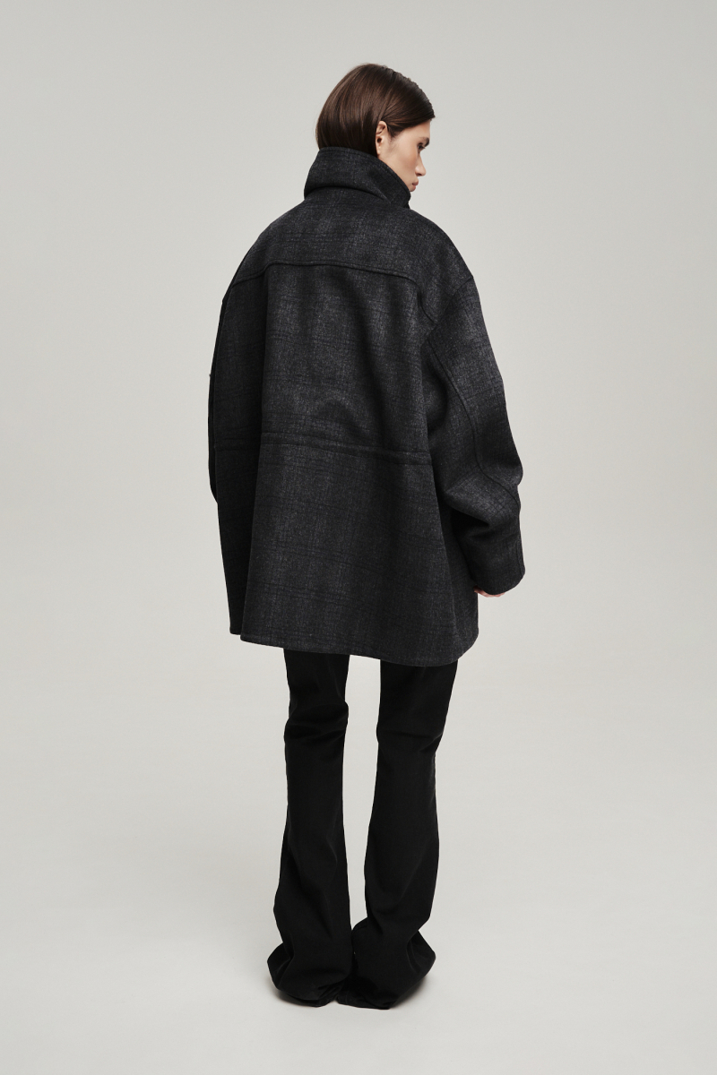 Парка из полушерсти Label .B, цвет: Черный Jc.33.5.5924/3BLC | новая коллекция купить онлайн