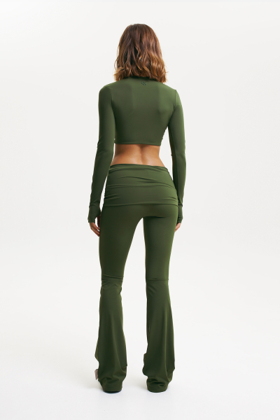 Брюки клеш из бифлекса LABEL .B & TOUSSUN